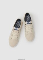 adidași brady de bază bărbați Pepe Jeans ecru 6Z0R461214 - imagine 2