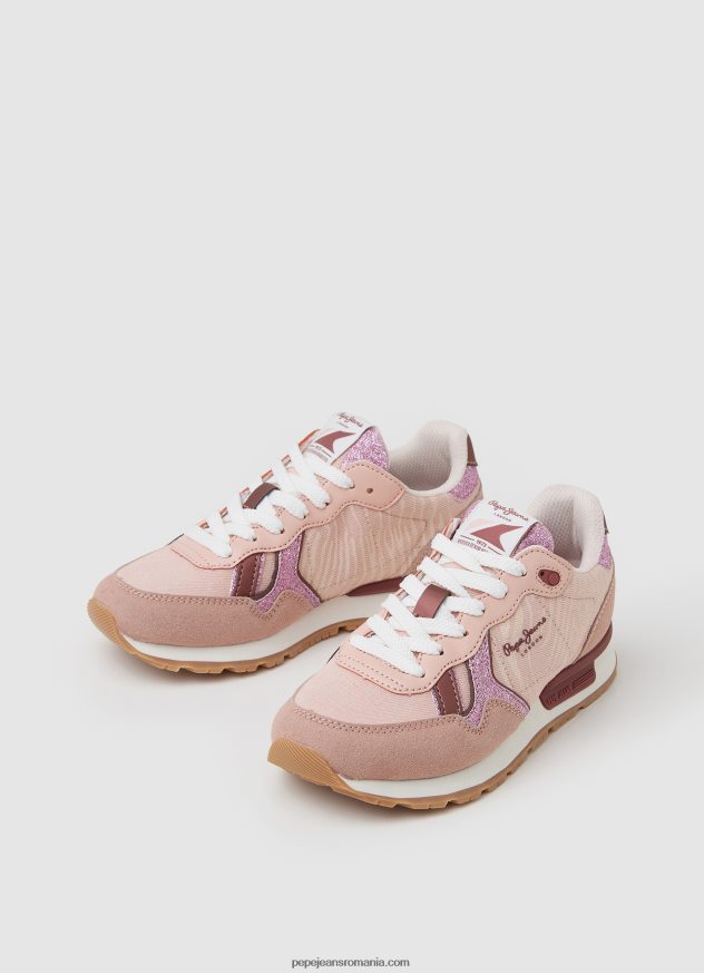 adidași combinați cu animale brit fată Pepe Jeans roz mov 6Z0R461329 - imagine 3