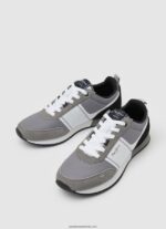 adidași combinați cu transfer tur bărbați Pepe Jeans gri 6Z0R461210 - imagine 3