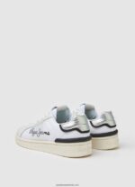 adidași combinați din plasă milton femei Pepe Jeans alb 6Z0R46612 - imagine 4