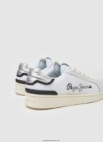 adidași combinați din plasă milton femei Pepe Jeans alb 6Z0R46612 - imagine 5