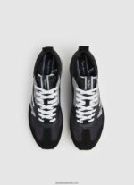 adidași combinați foster man bărbați Pepe Jeans negru 6Z0R461199 - imagine 3