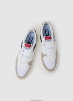 adidași combinați Kenton Master bărbați Pepe Jeans alb 6Z0R461177 - imagine 2