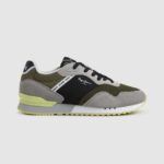 adidasi combinați london one bărbați Pepe Jeans verde kaki 6Z0R461223