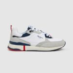 adidasi combinați london pro bărbați Pepe Jeans alb de fabrică 6Z0R461229