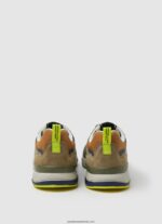 adidasi combinați london pro bărbați Pepe Jeans verde kaki 6Z0R461188 - imagine 4