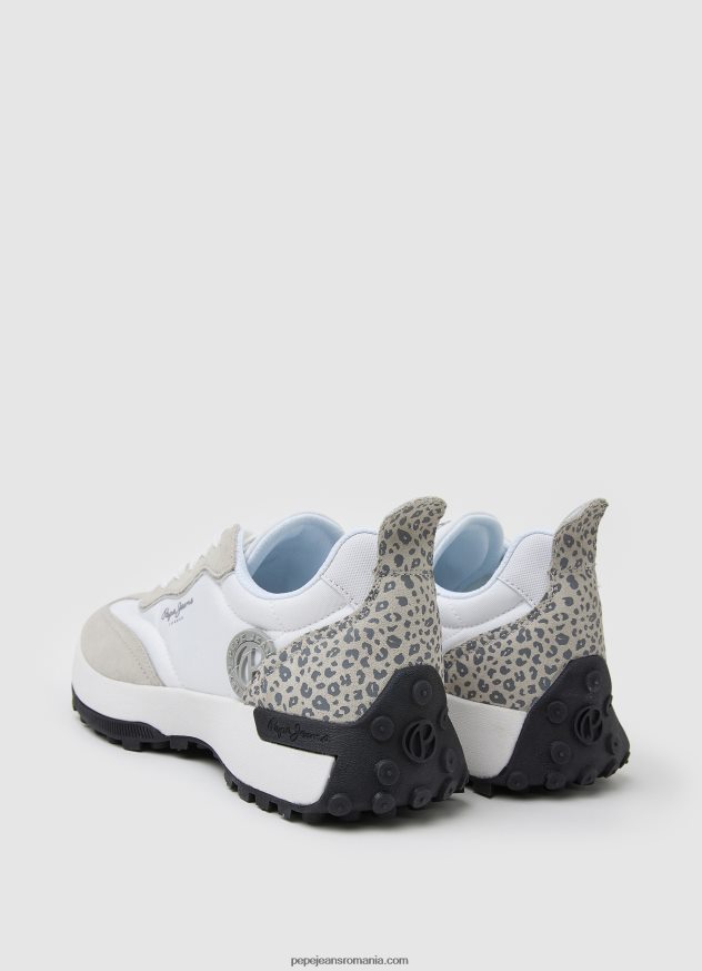adidași combinați lucky leo femei Pepe Jeans alb de fabrică 6Z0R46573 - imagine 4