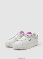 adidasi de bază adams ari femei Pepe Jeans alb 6Z0R46592 - imagine 3