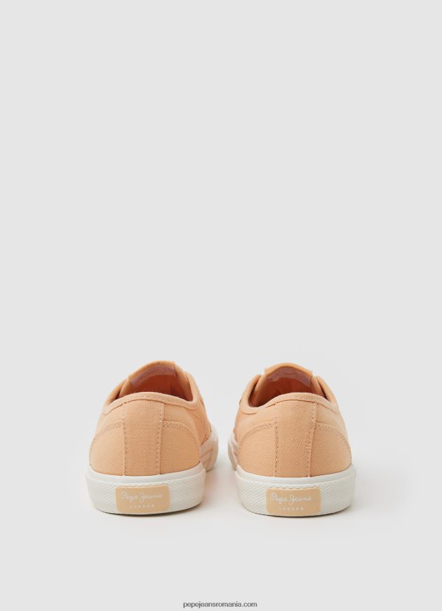 adidasi de bază brady femei Pepe Jeans lumina portocalie 6Z0R46630 - imagine 4