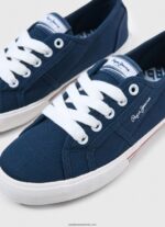 adidasi de bază brady femei Pepe Jeans marina 6Z0R46637 - imagine 5