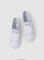 adidasi de bază brady shine fată Pepe Jeans alb 6Z0R461323 - imagine 2