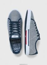 adidași de bază din cambray bărbați Pepe Jeans cambray 6Z0R461240 - imagine 3
