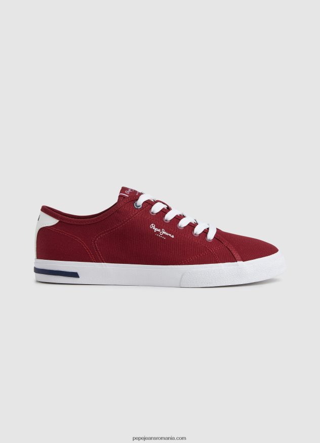 adidasi_de_baza_kenton_road_barbati_pepe_jeans_rosu_inchis_6z0r461211.jpg adidași de bază Kenton Road bărbați Pepe Jeans roșu-închis 6Z0R461211 - imagine 1