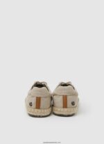 adidași din in turistic vegas bărbați Pepe Jeans ecru 6Z0R461254 - imagine 4