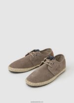 adidași din piele claic turistic bărbați Pepe Jeans piatră întunecată 6Z0R461247 - imagine 4