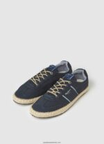 adidași turistici cu talpă intermediară din iută bărbați Pepe Jeans marina 6Z0R461252 - imagine 3