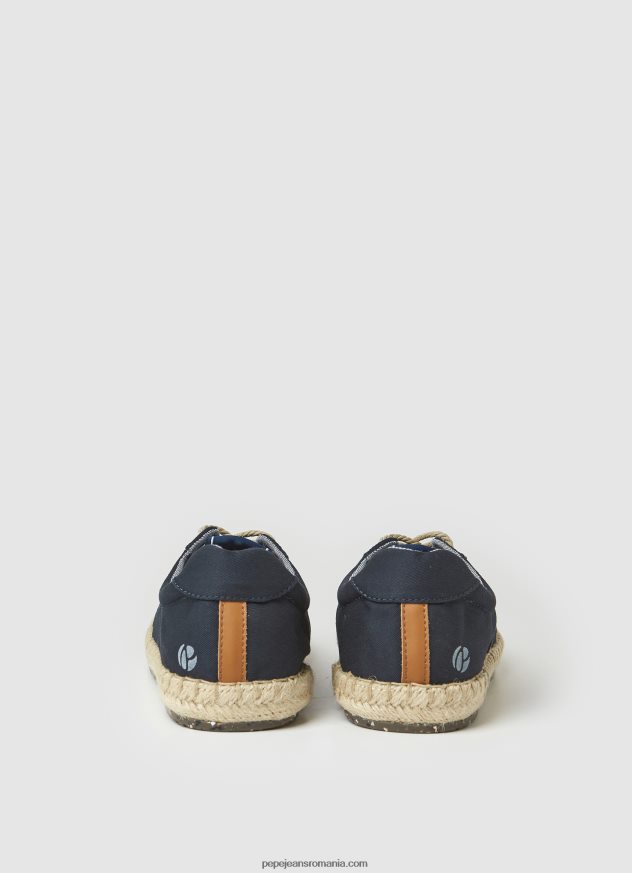 adidași turistici cu talpă intermediară din iută bărbați Pepe Jeans marina 6Z0R461252 - imagine 4