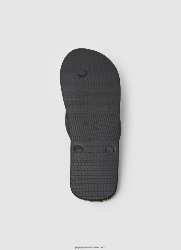 Bay Beach logo șlapi de plajă bărbați Pepe Jeans armată 6Z0R461268 - imagine 5