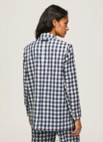 blazer cu imprimeu cu carouri femei Pepe Jeans multi 6Z0R46136 - imagine 4