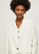 blazer din in cu decolteu dublu femei Pepe Jeans mousse 6Z0R46111 - imagine 3