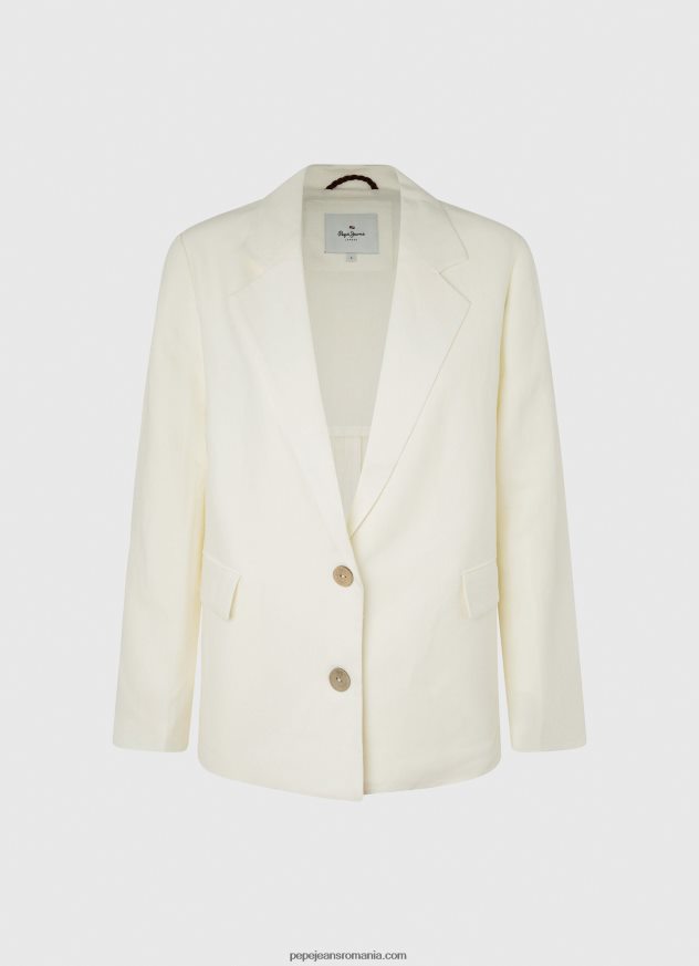 blazer din in cu decolteu dublu femei Pepe Jeans mousse 6Z0R46111 - imagine 5
