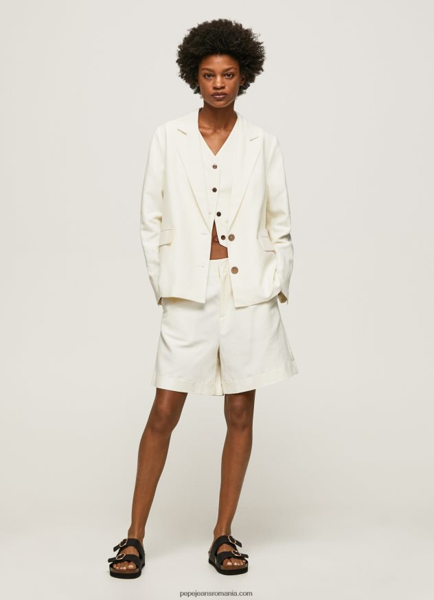 blazer din in cu decolteu dublu femei Pepe Jeans mousse 6Z0R46111 - imagine 1