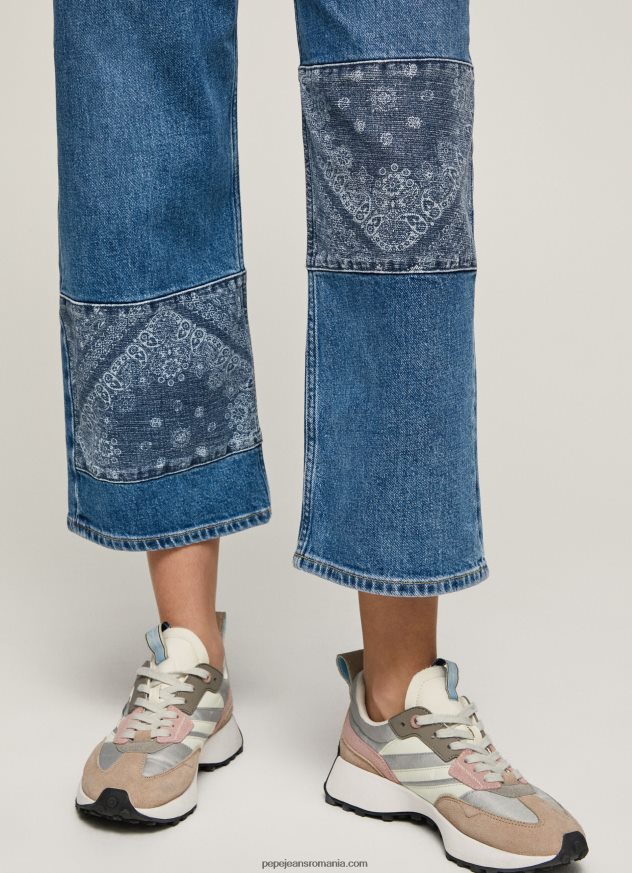 blugi ani relaxed fit cu talie medie femei Pepe Jeans denim 6Z0R4687 - imagine 4