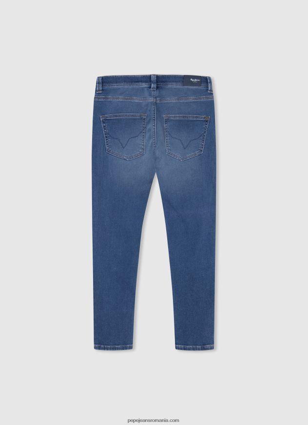 blugi archie cu talie medie relaxed fit băiat Pepe Jeans denim 6Z0R461574 - imagine 2