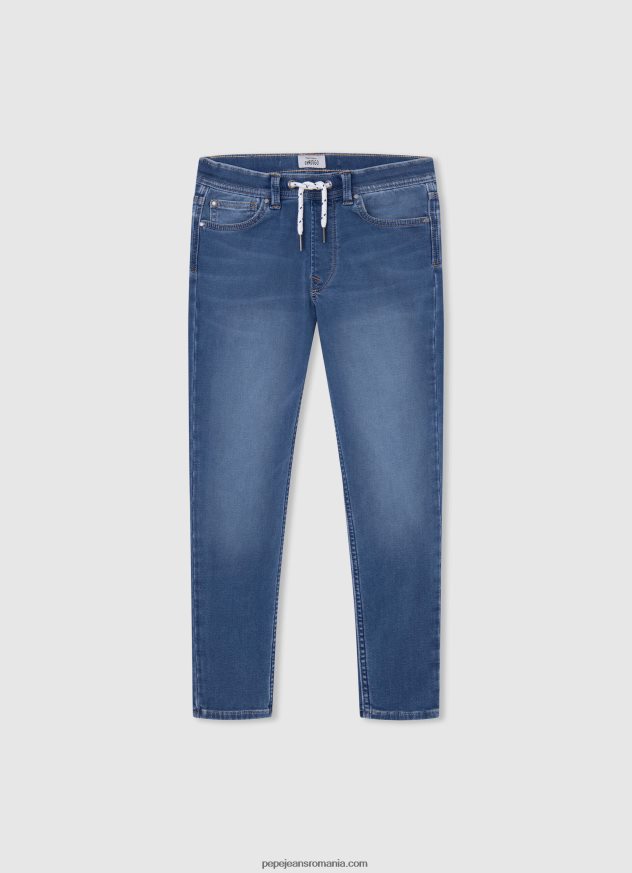 blugi archie cu talie medie relaxed fit băiat Pepe Jeans denim 6Z0R461574 - imagine 1