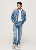 blugi byron cu talie medie relaxed fit bărbați Pepe Jeans denim 6Z0R46811