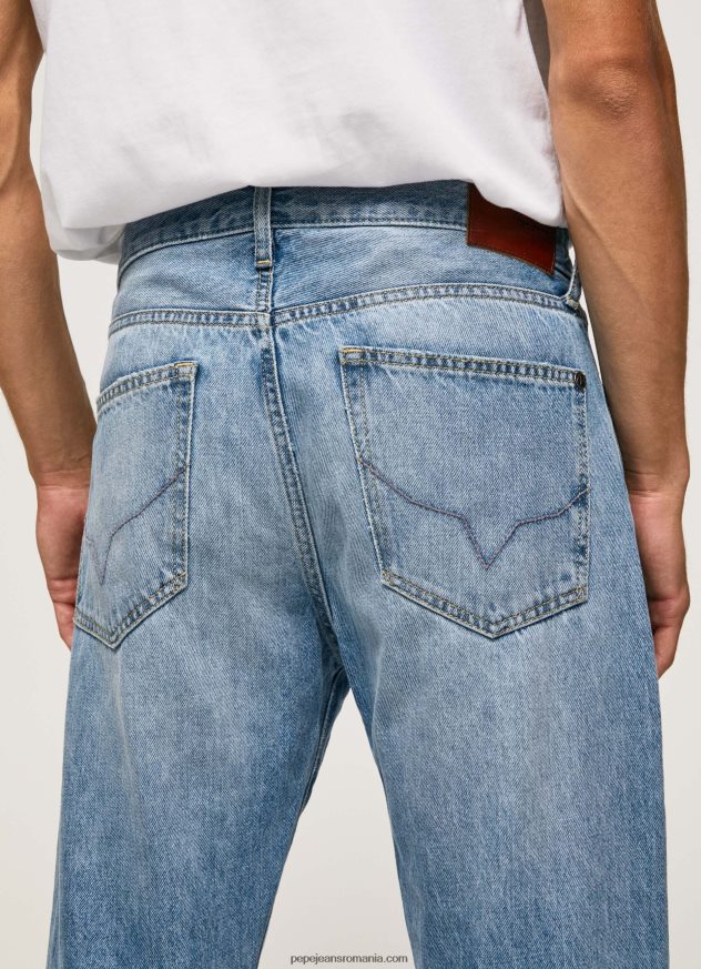 blugi byron cu talie medie relaxed fit bărbați Pepe Jeans denim 6Z0R46811 - imagine 5
