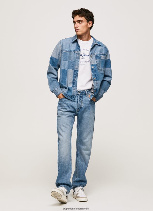 blugi byron cu talie medie relaxed fit bărbați Pepe Jeans denim 6Z0R46811 - imagine 1