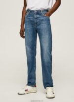 blugi byron cu talie medie relaxed fit bărbați Pepe Jeans denim 6Z0R46813 - imagine 2