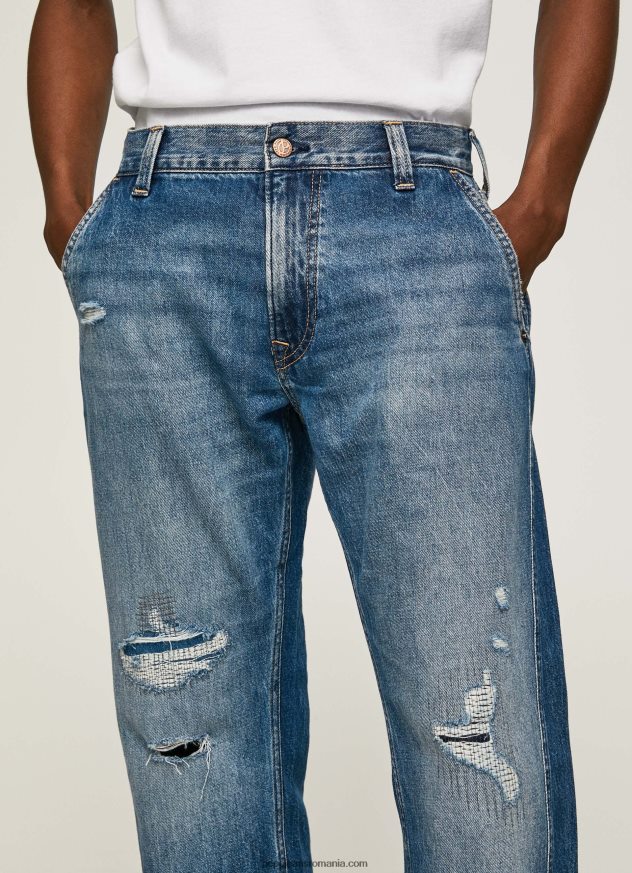 blugi cade cu talie medie relaxed fit bărbați Pepe Jeans denim 6Z0R46812 - imagine 3