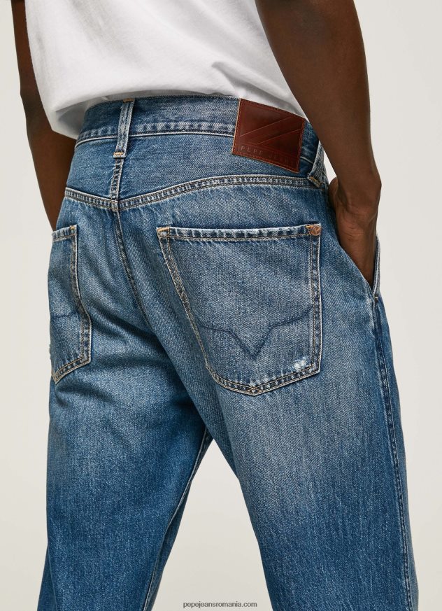 blugi cade cu talie medie relaxed fit bărbați Pepe Jeans denim 6Z0R46812 - imagine 5