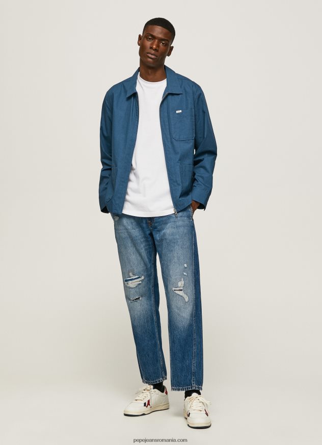 blugi cade cu talie medie relaxed fit bărbați Pepe Jeans denim 6Z0R46812 - imagine 1