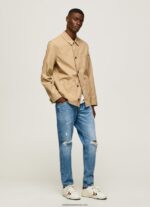 blugi callen cu talie medie relaxed fit bărbați Pepe Jeans denim 6Z0R46820