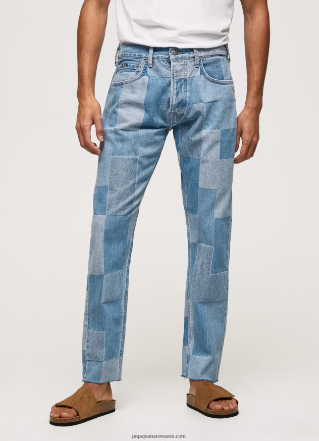 blugi callen relaxed fit cu talie medie bărbați Pepe Jeans denim 6Z0R46816 - imagine 2