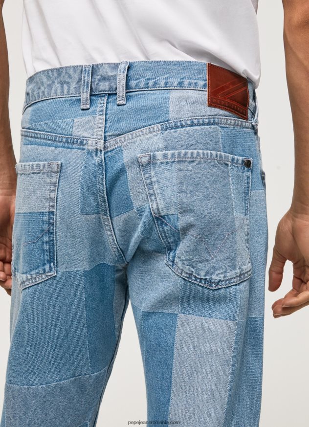 blugi callen relaxed fit cu talie medie bărbați Pepe Jeans denim 6Z0R46816 - imagine 4
