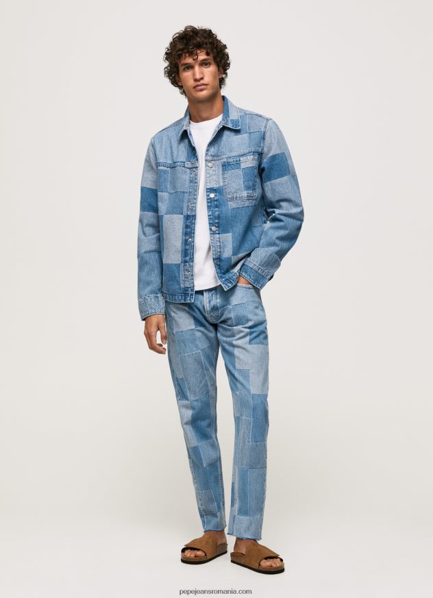 blugi callen relaxed fit cu talie medie bărbați Pepe Jeans denim 6Z0R46816 - imagine 1