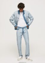 blugi casey cu talie medie regulată bărbați Pepe Jeans denim 6Z0R46799