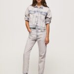 blugi celyn cu talie înaltă, cu ajustare regulată femei Pepe Jeans denim 6Z0R4617
