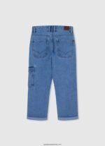 blugi collin cu talie medie relaxată băiat Pepe Jeans denim 6Z0R461572 - imagine 2
