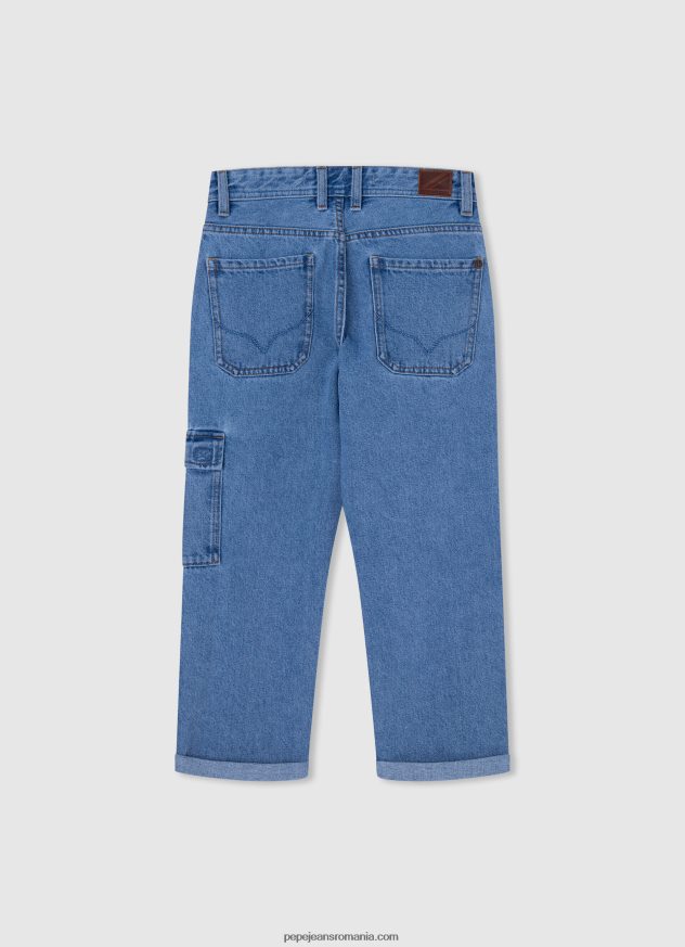 blugi collin cu talie medie relaxată băiat Pepe Jeans denim 6Z0R461572 - imagine 2