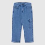 blugi collin cu talie medie relaxată băiat Pepe Jeans denim 6Z0R461572