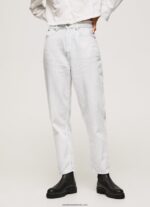 blugi conici cu talie înaltă Willow femei Pepe Jeans denim 6Z0R4666 - imagine 3