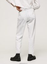 blugi conici cu talie înaltă Willow femei Pepe Jeans denim 6Z0R4666 - imagine 5