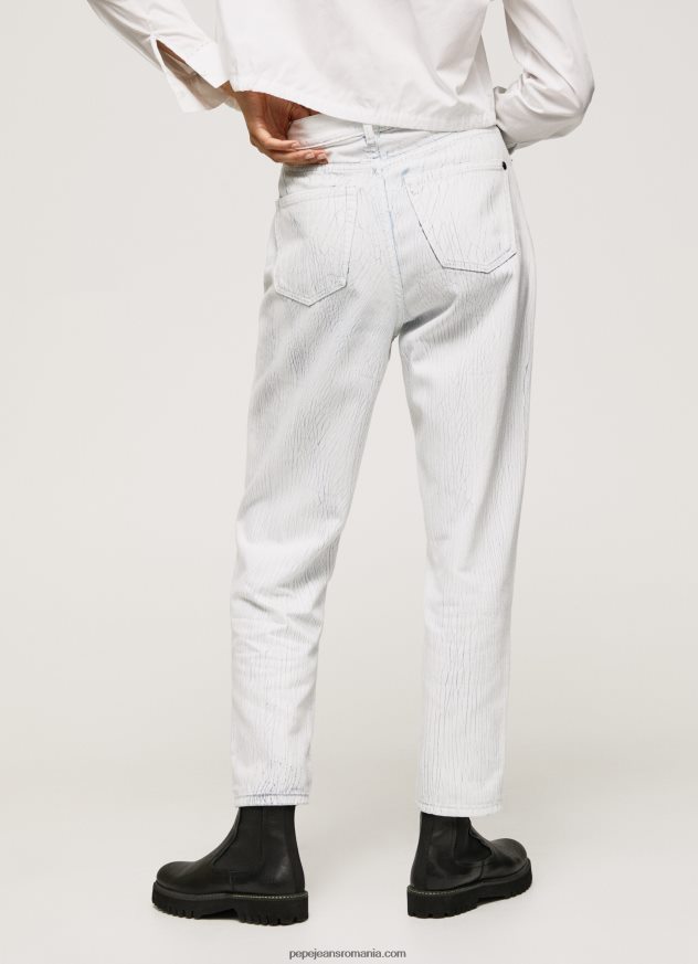 blugi conici cu talie înaltă Willow femei Pepe Jeans denim 6Z0R4666 - imagine 5