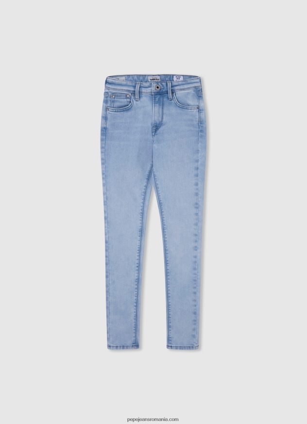blugi cu talie înaltă reese taper fit fată Pepe Jeans denim 6Z0R461366 - imagine 5
