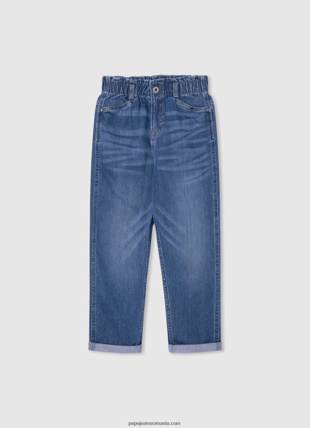 blugi cu talie înaltă reese taper fit fată Pepe Jeans denim 6Z0R461366 - imagine 1